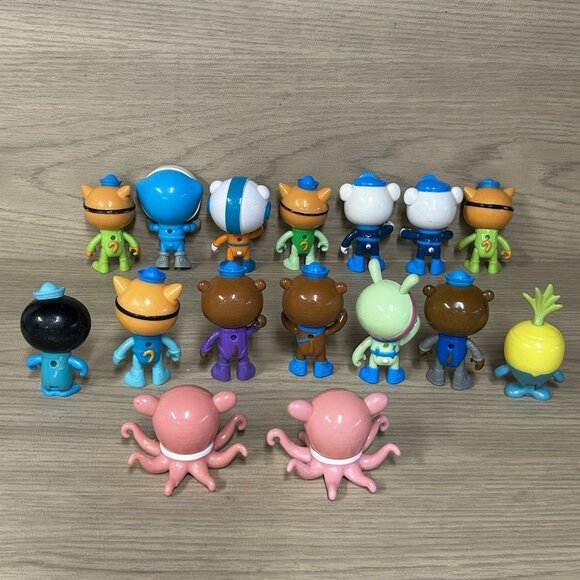16 Octonauts Figures Tweak Kwazii Shellington Tunic Barnacles Peso Inkling Lot - Picture 2 of 8